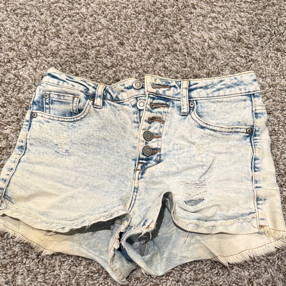 WORN ONCE! Altar’d State Women's Distressed Denim Shorts